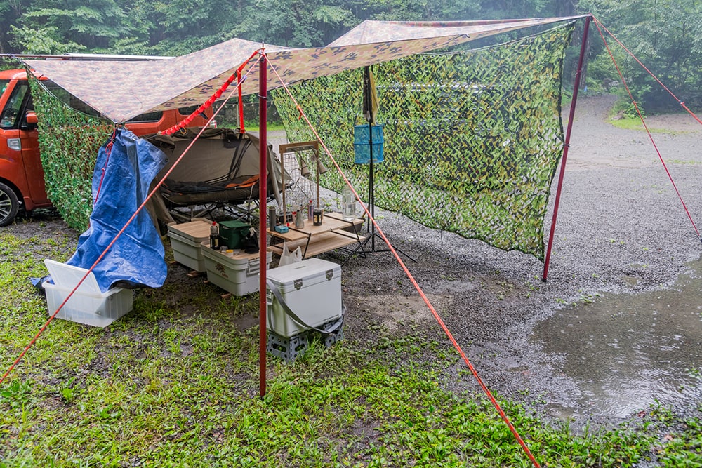 梅雨のキャンプを快適に過ごすコツ
