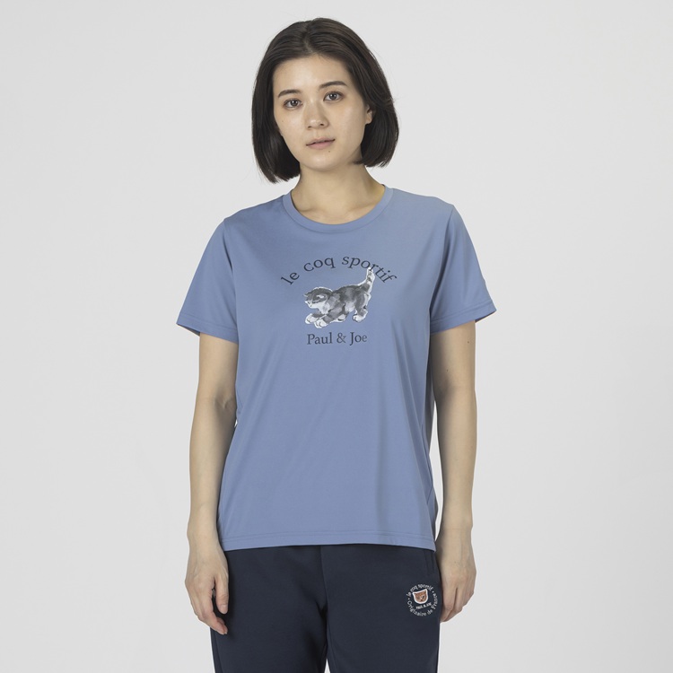 サンスクリーンスムースニット半袖Tシャツ