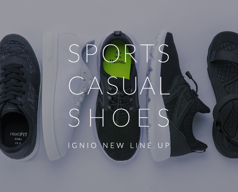 SPORTS CASUAL SHOES IGNIO NEW LINEUP