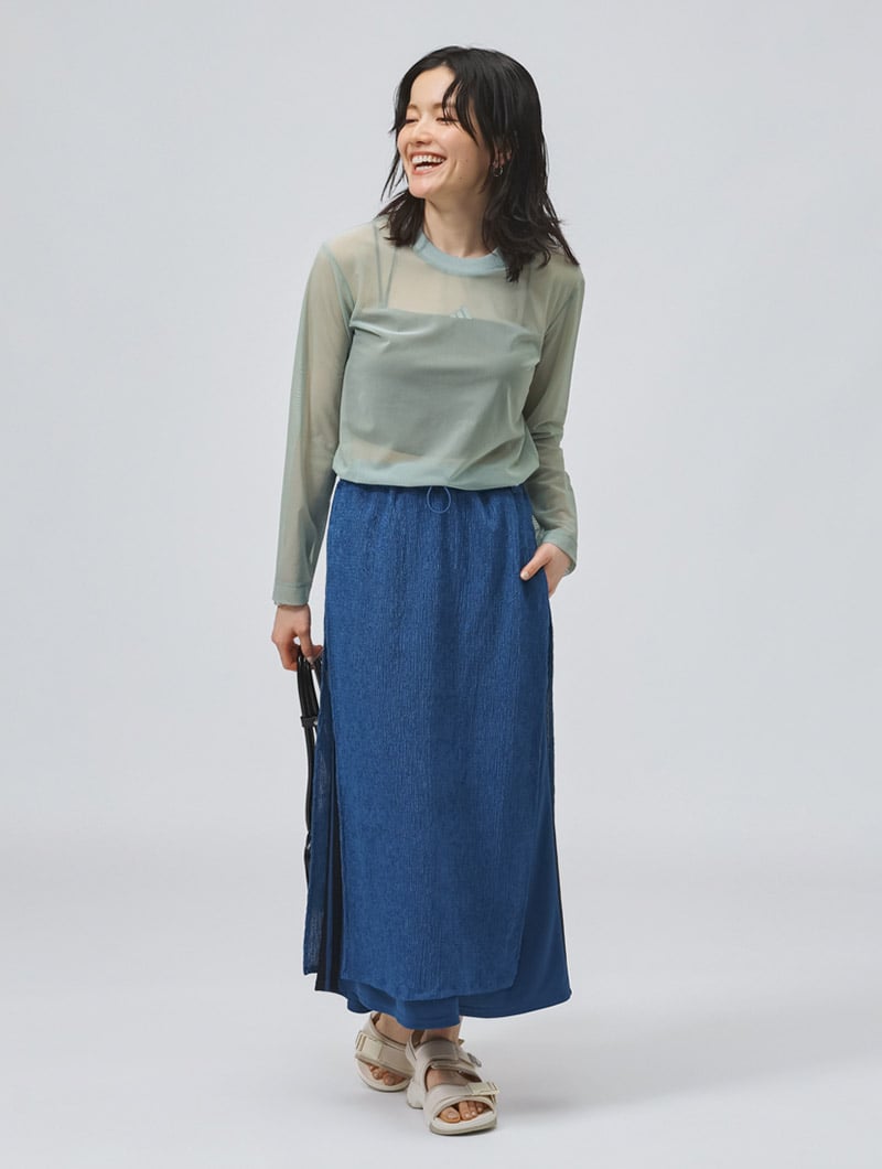 透け感シアー・レースコーデ15
