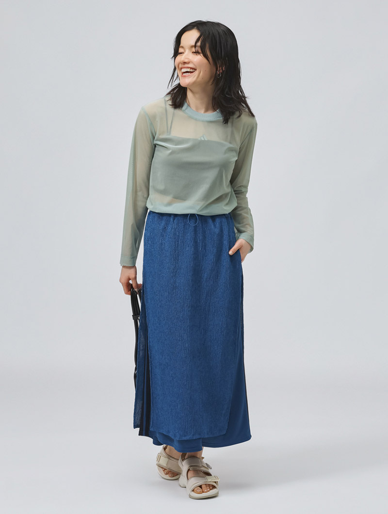 透け感シアー・レースコーデ15