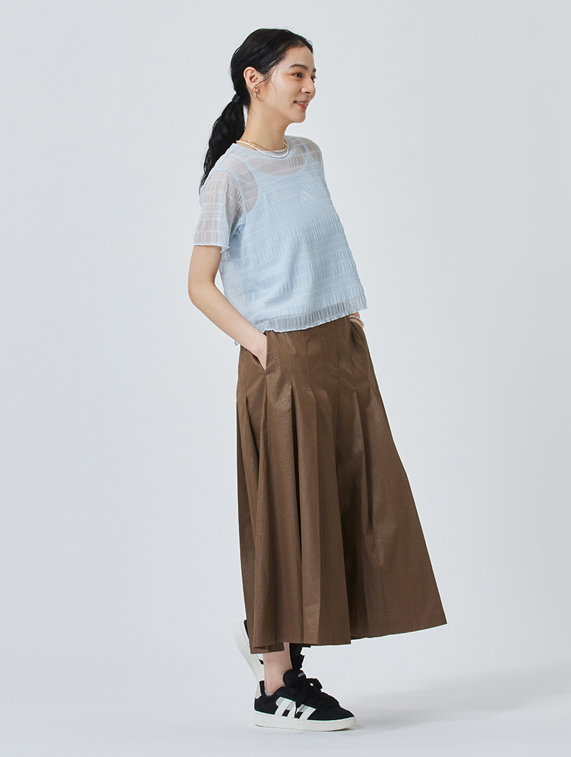 透け感シアー・レースコーデ4