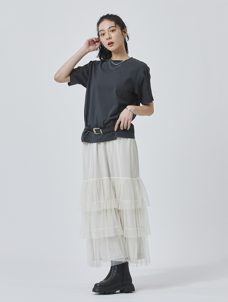 透け感シアー・レースコーデ6