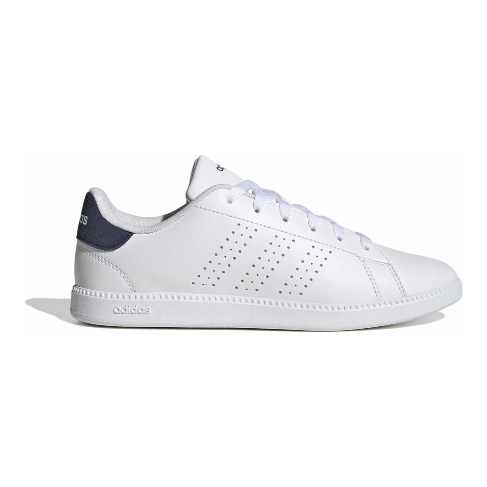 adidas ALPHA SLEEK ホワイト×ネイビー