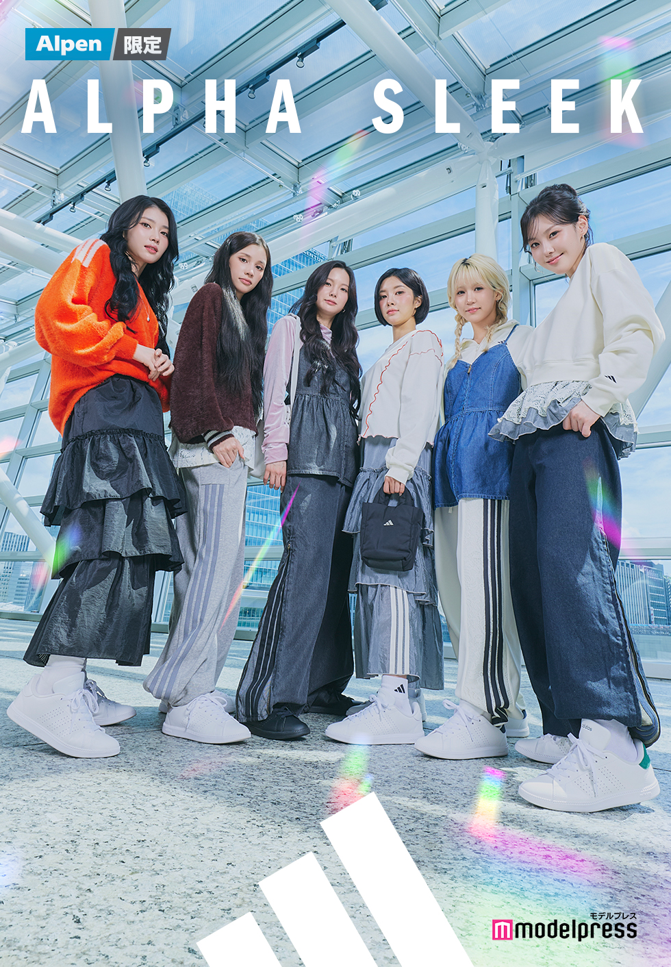 adidas ALPHA SLEEK キービジュアル