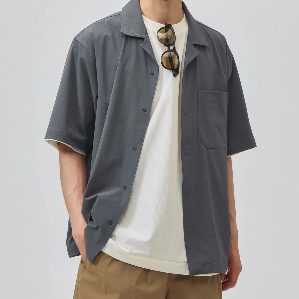 M COOL シャツ チャコールグレー