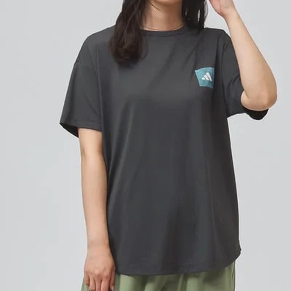 W COOL UV グラフィック Tシャツ カーボン