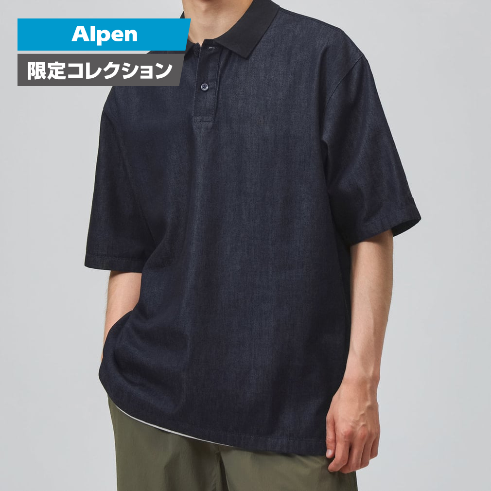 M COOL DENIM ポロシャツ AP ネイビー