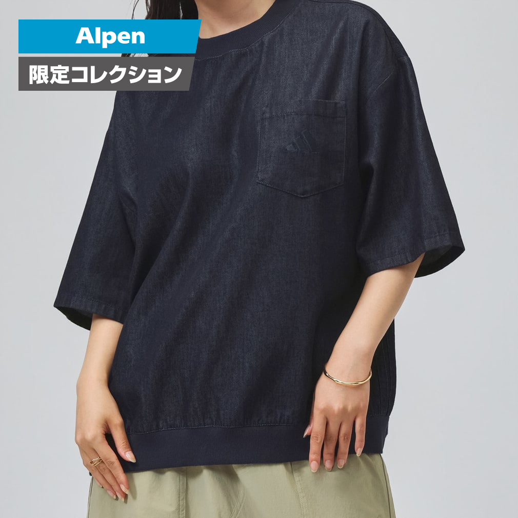 W COOL DENIM Tシャツ AP ダークブルー