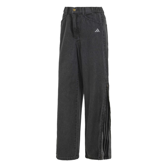adidas PRISM COLLECTION サイドジップ デニムパンツ ブラック