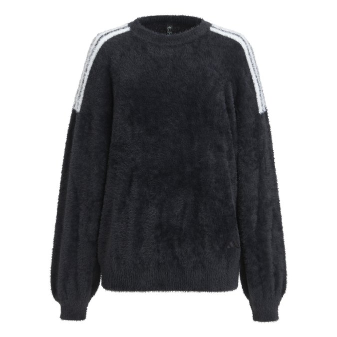 adidas PRISM COLLECTION シャギークルーネックニット ダークグレー