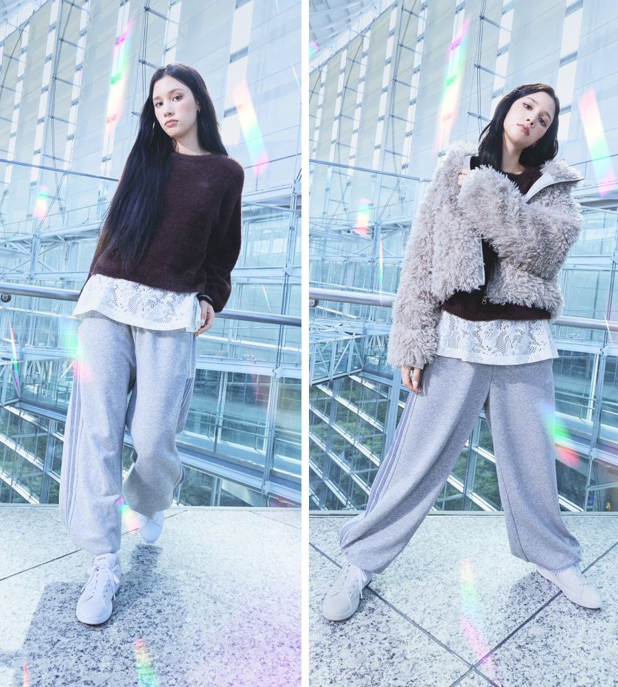 adidas PRISM COLLECTION ヒュニンバヒエ着用コーディネート