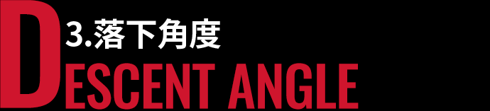 3.落下角度