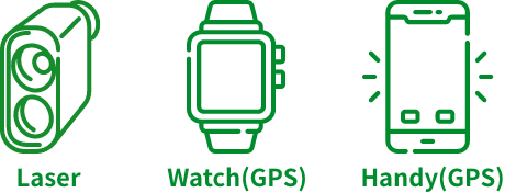 Laser / Watch(GPS) / Handy(GPS)