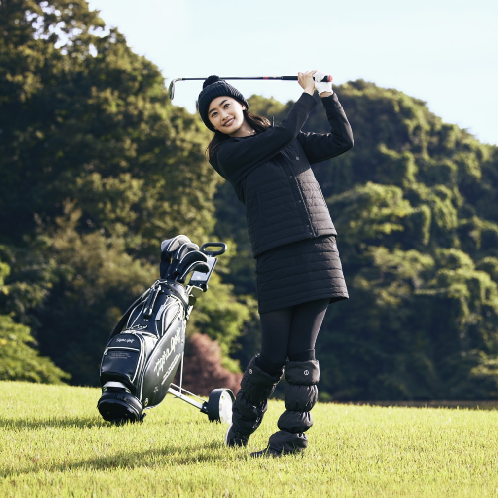 TIGORA☆暖か中綿スカートレディース女性ゴルフ - レディースウェア