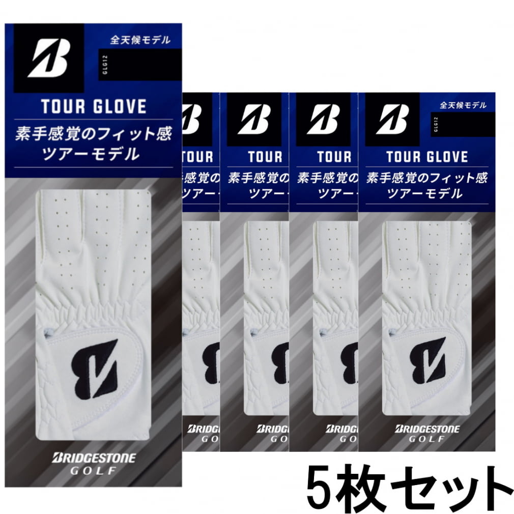 5枚セット ブリヂストン ゴルフウェア ゴルフグローブ 春 夏 グローブ TOUR GLOVE ツアーグローブ 2021 GLG12 メンズ  BRIDGESTONE