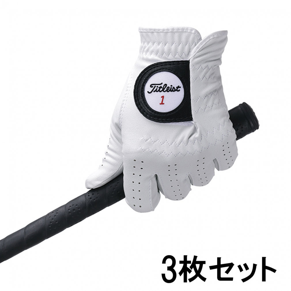 3枚セット タイトリスト ゴルフウェア 秋 冬 プロフェッショナルテック ゴルフグローブ TG53 (6665287389) メンズ Titleist