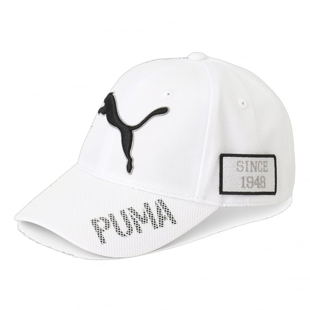 プーマ ゴルフウェア キャップ 春 夏 ゴルフ ツアーパフォーマンスキャップ (024991) 両サイドのワッペンはサングラスホルダーとして使用可能 メンズ PUMA