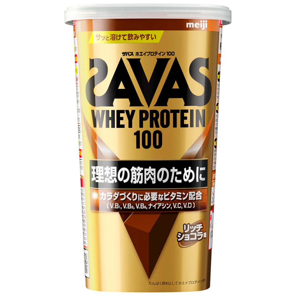 ザバス ホエイプロテイン100 リッチショコラ味 280g SAVAS｜公式通販