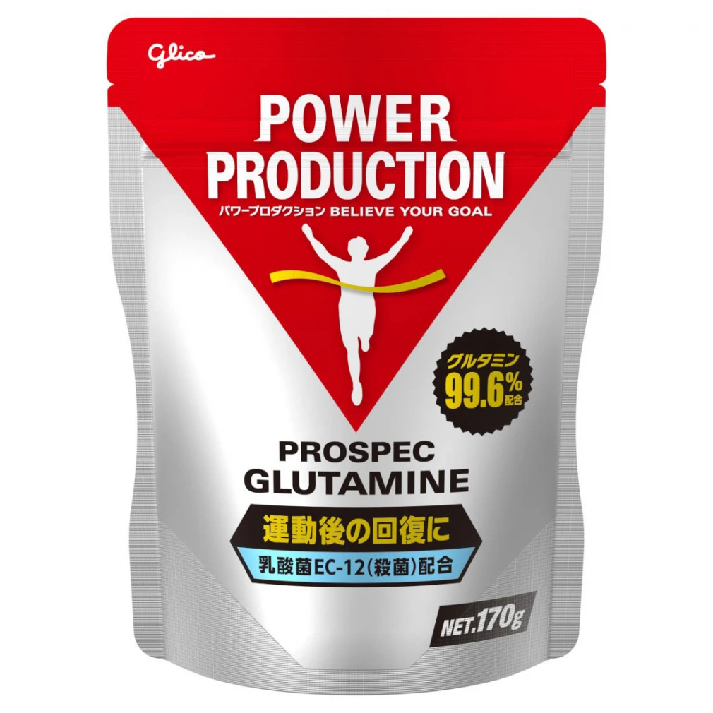 グリコ プロスペックグルタミン 170g G76116 アミノ酸 乳酸菌 回復 運動後 粉末 パウダー glico