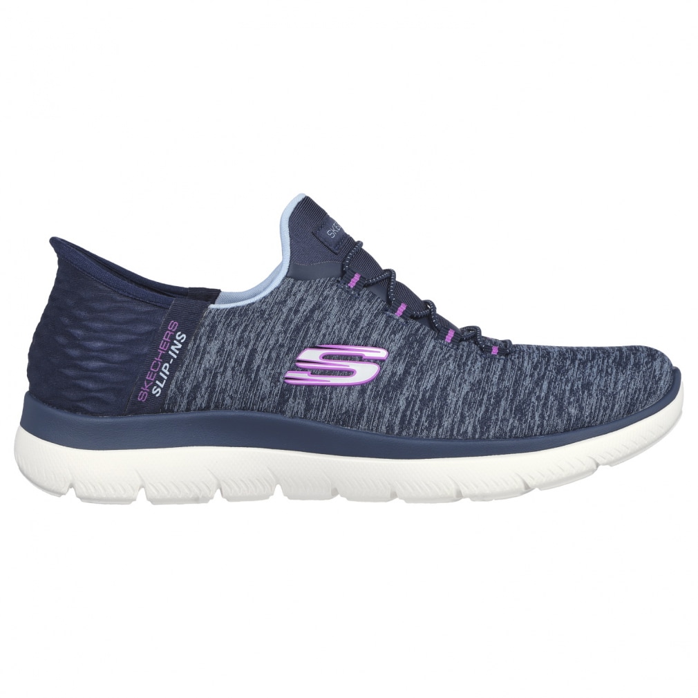 スケッチャーズ SKECHERS HANDS FREE SLIP-INS SUMMITS DAZZLING 149937 NVPR レディース  スニーカー ： ネイビー×ピンク SKECHERS