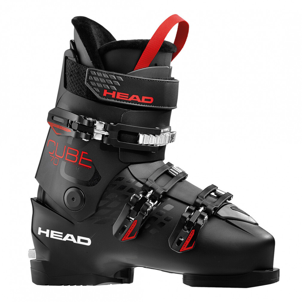 ヘッド CUBE3 70 608325 メンズ スキー ブーツ : ブラック×レッド HEAD 