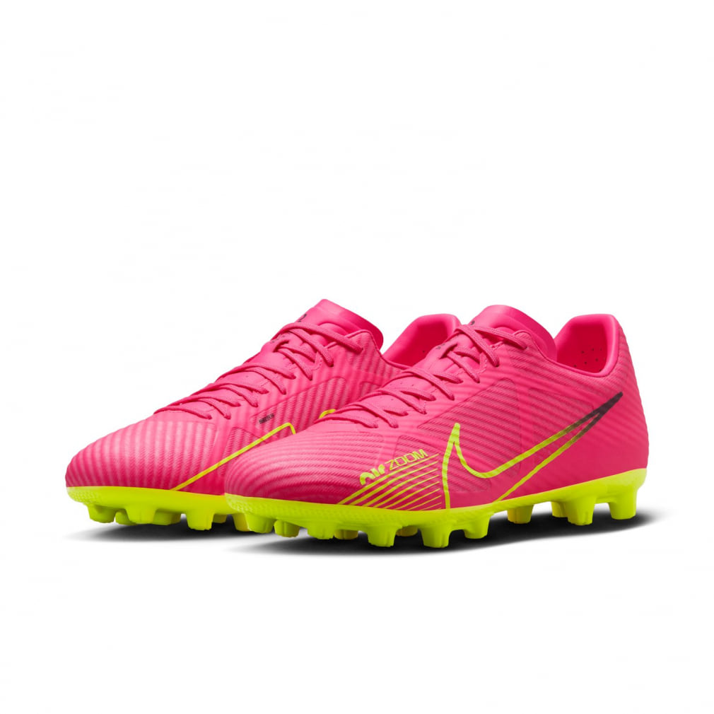 ナイキ ズーム ヴェイパー 15 アカデミー HG ZOOM VAPOR 15 ACADEMY DJ5632605 メンズ サッカー スパイクシューズ  : ピンク×イエロー NIKE