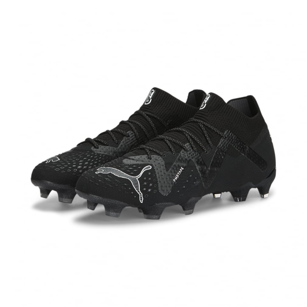 プーマ フューチャー アルティメット FG/AG (LONG PILE)_ 107165 メンズ サッカー スパイクシューズ : ブラック×レッド  PUMA