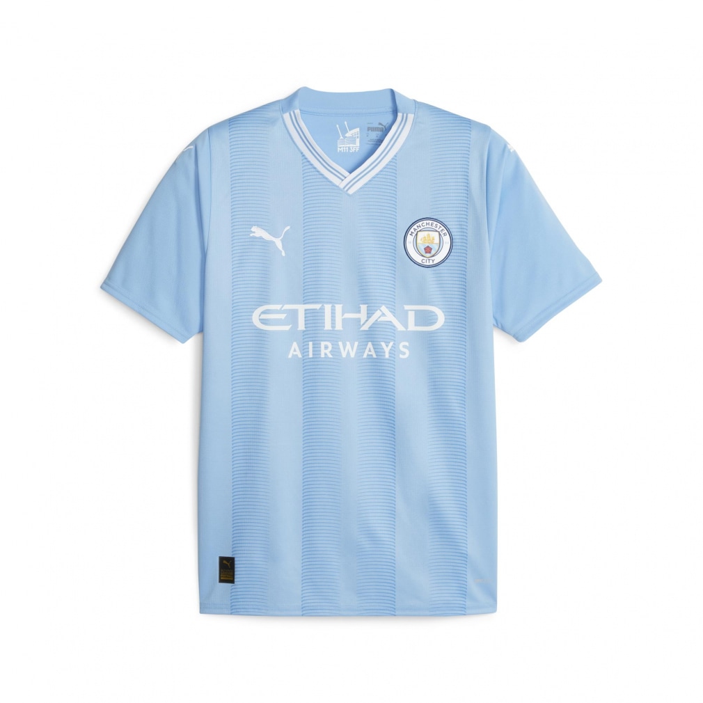 プーマ メンズ サッカー ライセンスシャツ マンチェスターシティFC MCFC ホーム レプリカ シャツ 23-24 プレミアリーグ 770438 PUMA