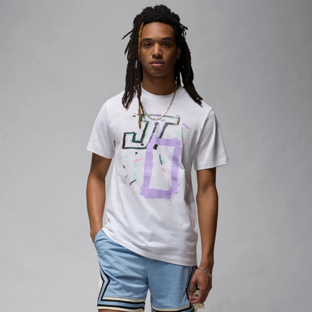 ジョーダン メンズ バスケットボール 半袖Tシャツ テイタム HF3947-100 : ホワイト JORDAN