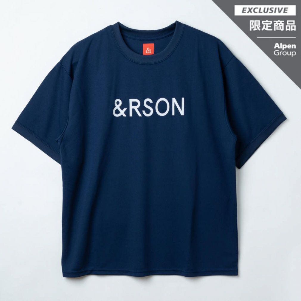 アンダーソン メンズ レディス バスケットボール 半袖Tシャツ STANDARD PRINT T-SHIRT AL ACT0027 : ネイビー &RSON