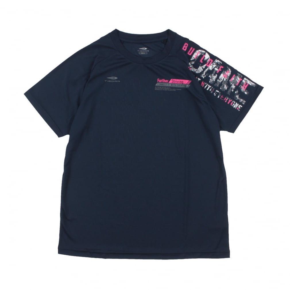 ティゴラ メンズ レディス バレーボール 半袖Tシャツ グラフィックTシャツ TR-8VW3214TS TIGORA