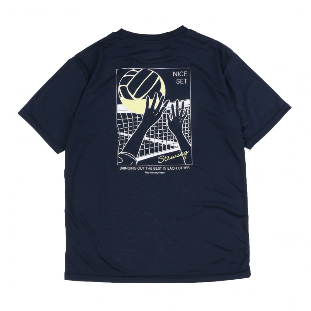 ティゴラ メンズ レディス バレーボール 半袖Tシャツ グラフィックTシャツ TR-8VW3224TS TIGORA