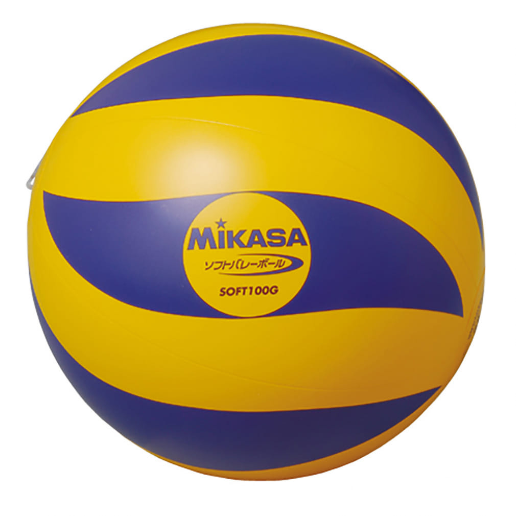 ミカサ SOFT100G ビニールソフトバレーボール練習球 (SOFT100G) PVC MIKASA