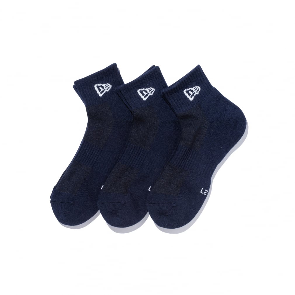 ニューエラ メンズ ソックス 靴下 3足セット SOCKS ANKLE 3PAIRS NVY