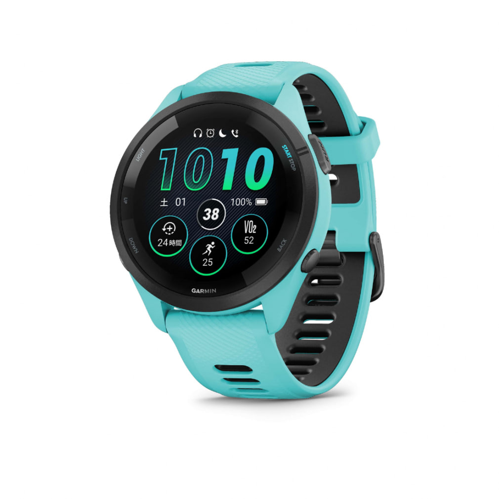 ガーミン Forerunner 265 Music Aqua 010-0281042 フォーランナー ミュージック スマートウォッチ ランニングウォッチ 腕時計 GARMIN