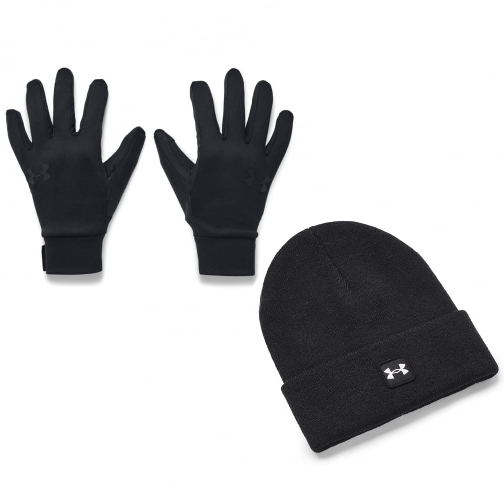 アンダーアーマー ニット帽 手袋 セット ジュニア キッズ 子供 UA HALFTIME BEANIE 1373155 UAストーム グローブ  1377508 UNDER ARMOUR