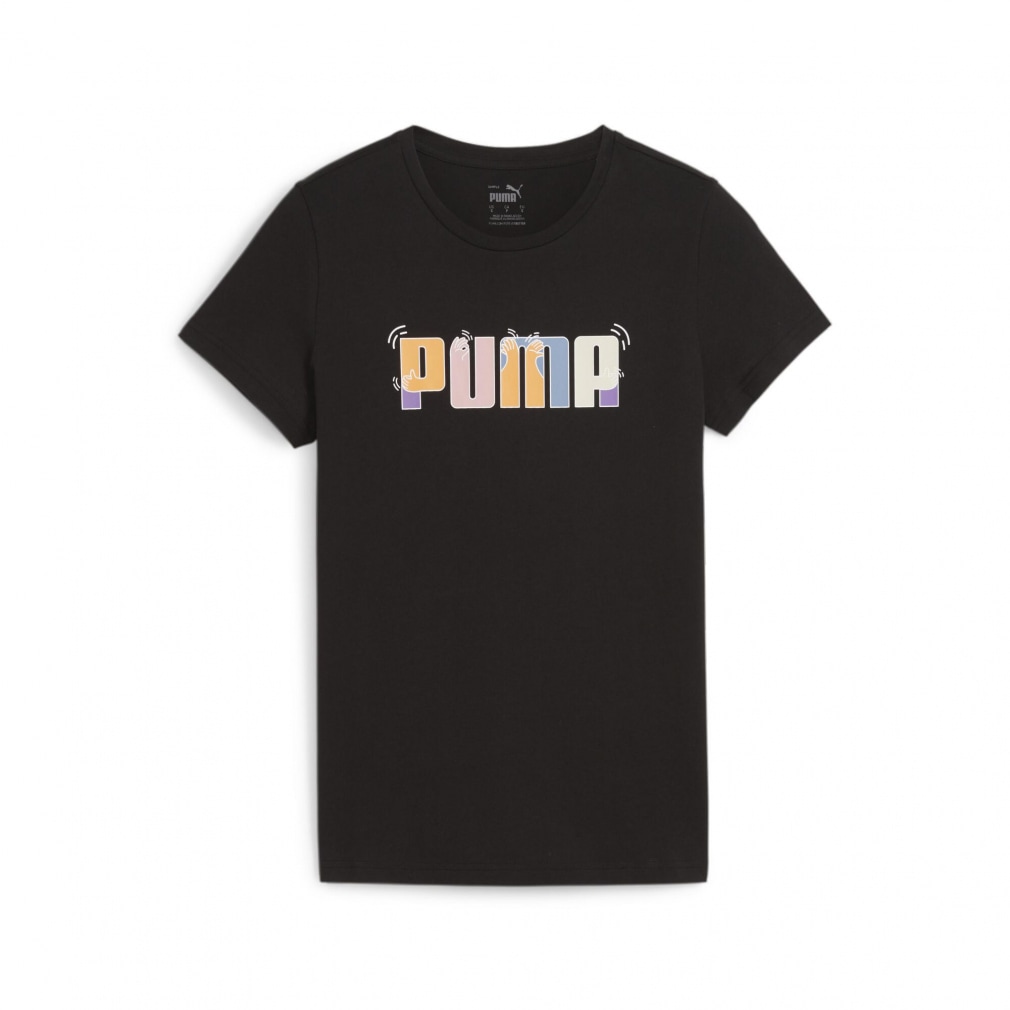 プーマ レディース 半袖 Tシャツ ESS+ ロゴ グラフィック Tシャツ 681231 スポーツウェア PUMA