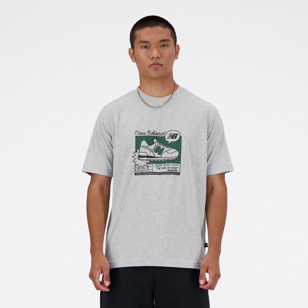 ニューバランス メンズ 半袖 Tシャツ リラックス ショートスリーブTシャツ New Balance Ad MT41593 スポーツウェア New  Balance