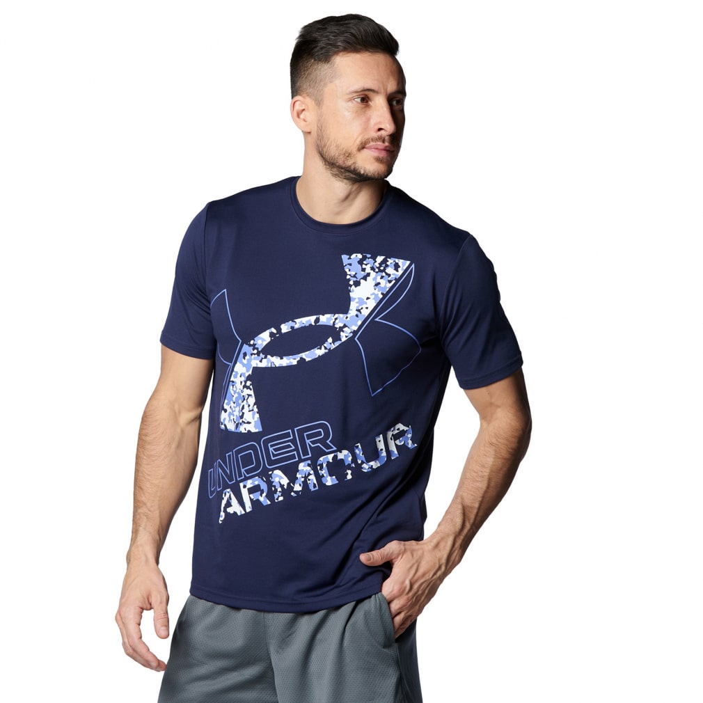 アンダーアーマー メンズ 半袖 機能 Tシャツ UA TECH SHORT SLEEVE XL LOGO 1378362 スポーツウェア UNDER  ARMOUR｜公式通販 アルペングループ オンラインストア