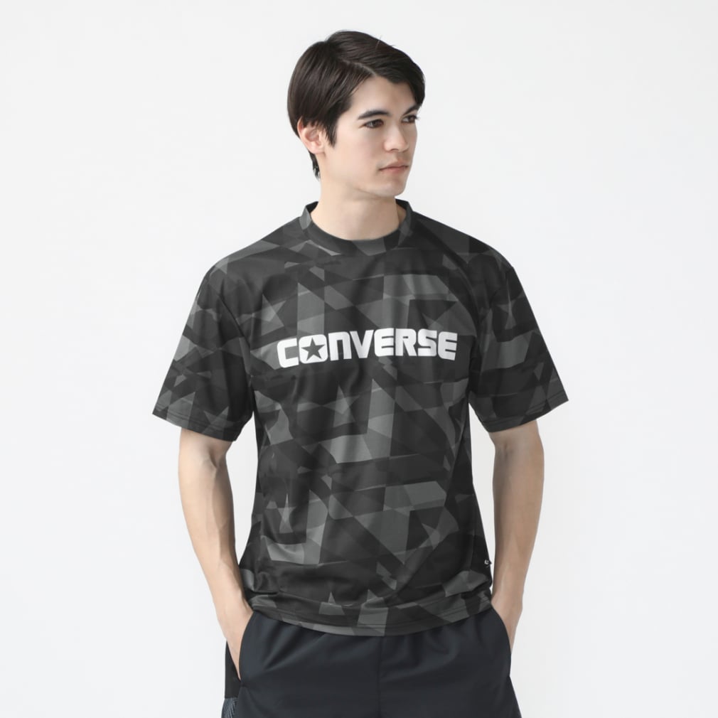 コンバース メンズ 半袖 機能 Tシャツ CS CAMO TEE 4030006スポーツウェア Converse
