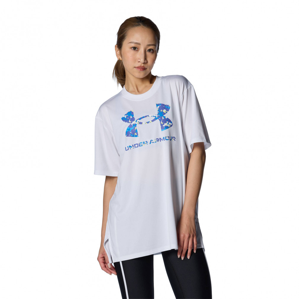 アンダーアーマー レディース 半袖 機能 Tシャツ UAテック オーバーサイズ ショートスリーブTシャツ 1384711 スポーツウェア UNDER ARMOUR