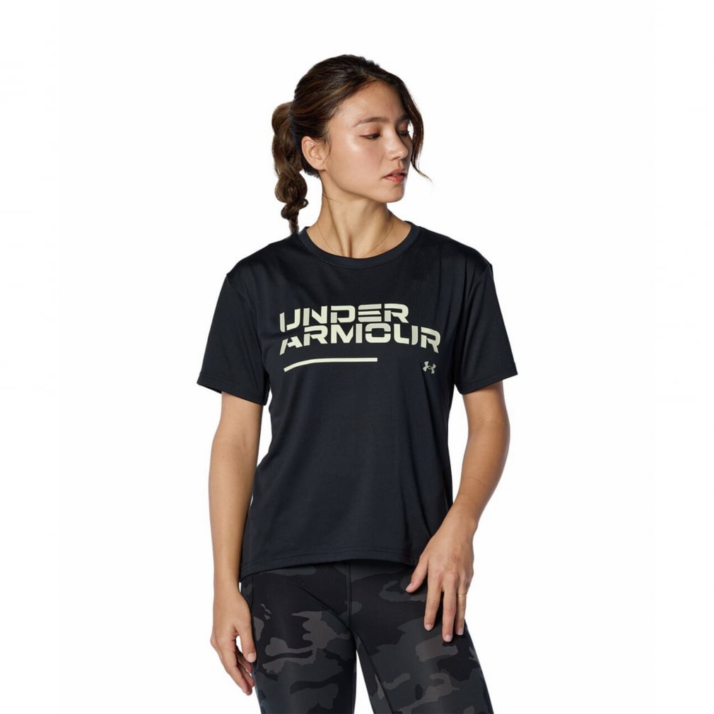 アンダーアーマー レディース 半袖 機能 Tシャツ UAテック クロップ ショートスリーブTシャツ 1384709 スポーツウェア UNDER ARMOUR