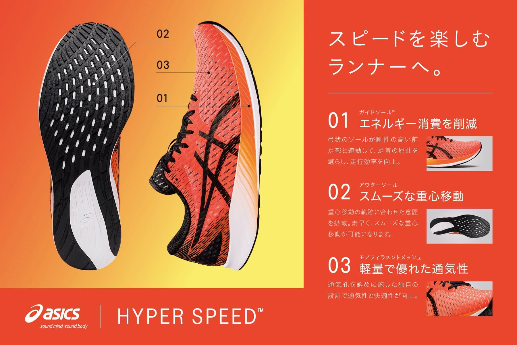 アシックス ランニングシューズ LYTERACER 4 レディース 800 (オレンジ